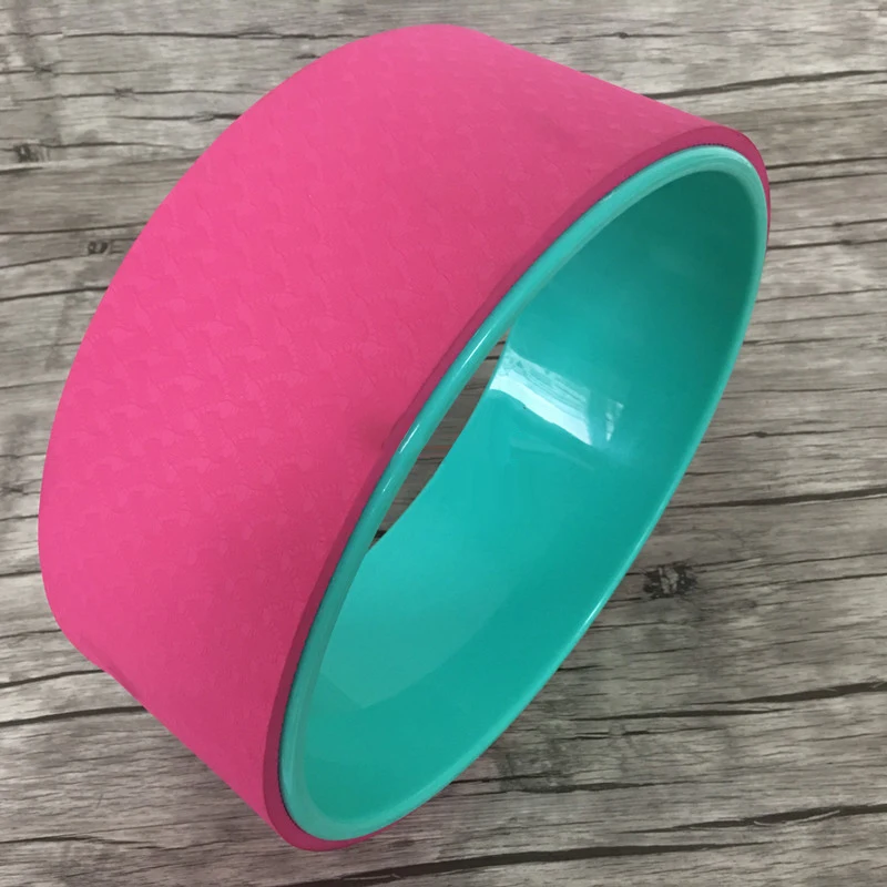 

Yoga Wheel ABS Non-Slip Yoga Spine Roller Wheel Circle Exercise Fitness Pilates Ring Stretch Roller Stretching Back Workout