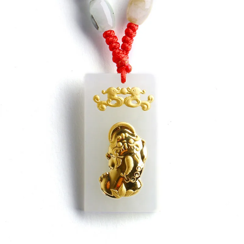 

Новый стиль, нефритовые женские и мужские ювелирные изделия, женские ожерелья