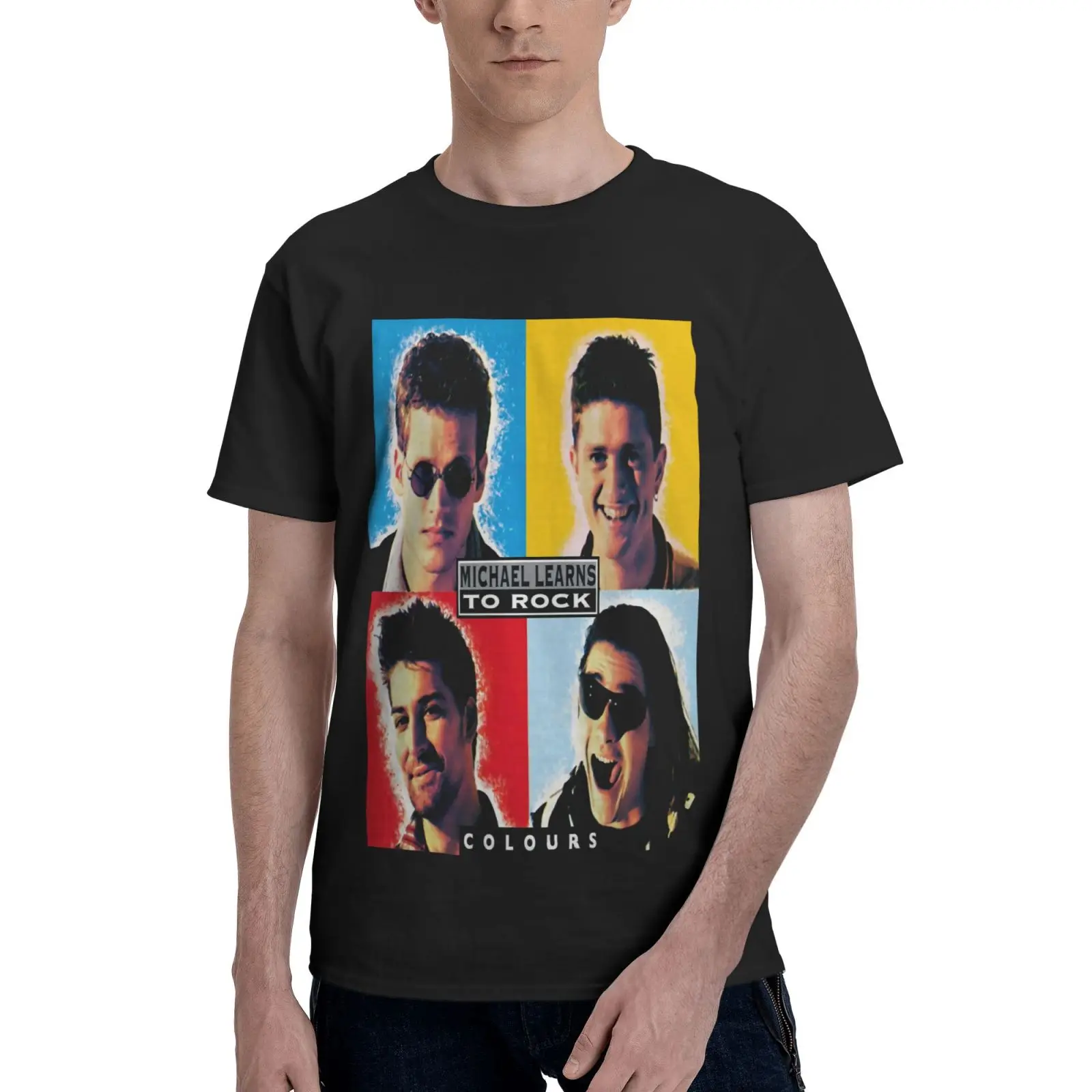 

Michael Learns To Mltr Colours Album Oversized T-Shirt Shirt T-Shirts Manga Mens Clothes Anime Oversized T Shirt Men's T-Shirt