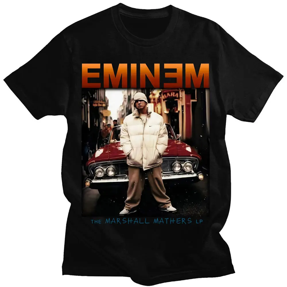 

Eminem Graphics T-shirt Hip Hop Rap Pop Fashion Unisex T Shirt Fashion Hip Hop O-Neck Short Sleeve Men's T-shirt Oversized Tops
