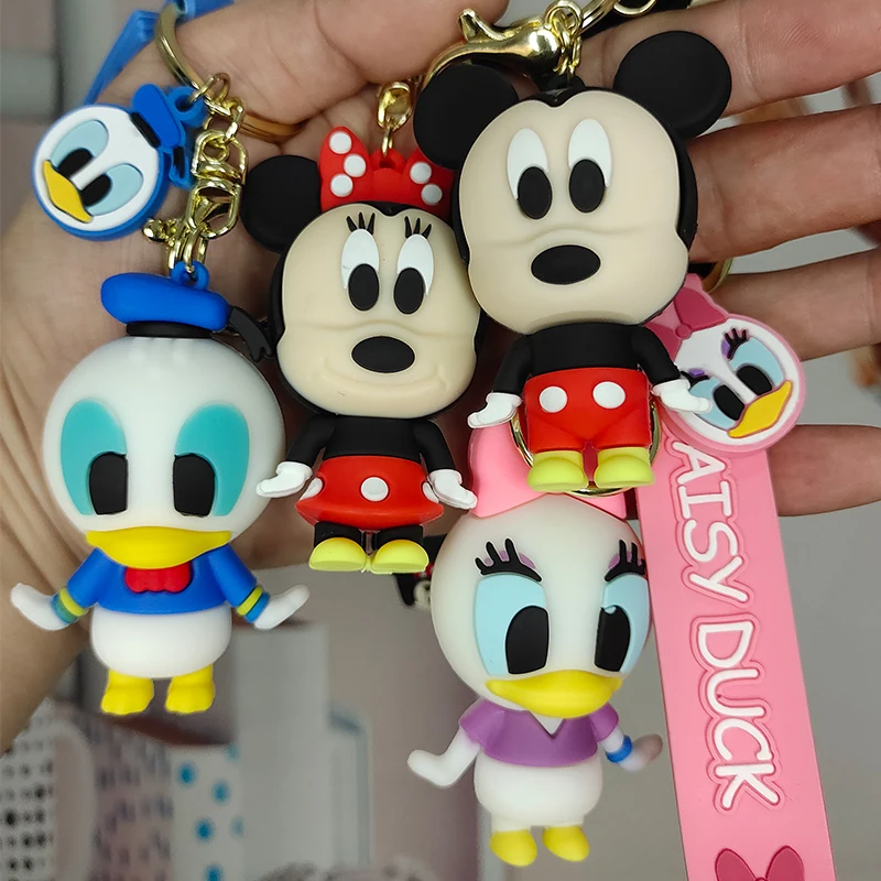 Брелки Диснея Микки Маус Дональд Дак креативная искусственная мультяшная