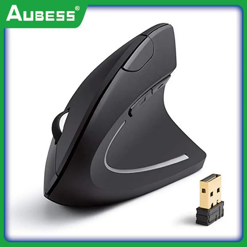 

Ergonomic Vertical Mouse Right Hand Usb Mice Gaming 2.4g Mouse For Pc Laptop Office Home Cool Shark Upright Mouse Charging New
