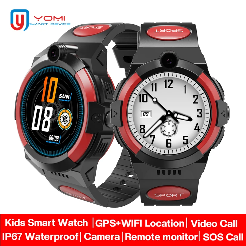 

4G Waterproof Kids Smart Watch Android Watch Phone Two-way Call Remote Control Video Call GPS Phone Watch for Students Baby Gift