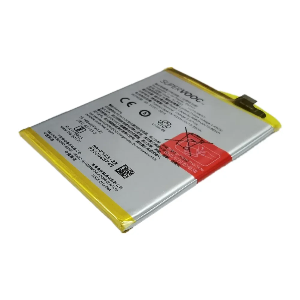 Оригинальный аккумулятор BLP923 для Oppo A97 5G PFTM10 A77 A78 A77S A57 / A57s CPH2385 A58 PHJ110 CPH2339