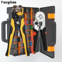 tubular terminal crimping tool crimping pliers hsc8 6 4a 0 25 10mm%c2%b26 6a 0 25 6 0mm%c2%b2 electrical mini wire ferrule clamp kit
