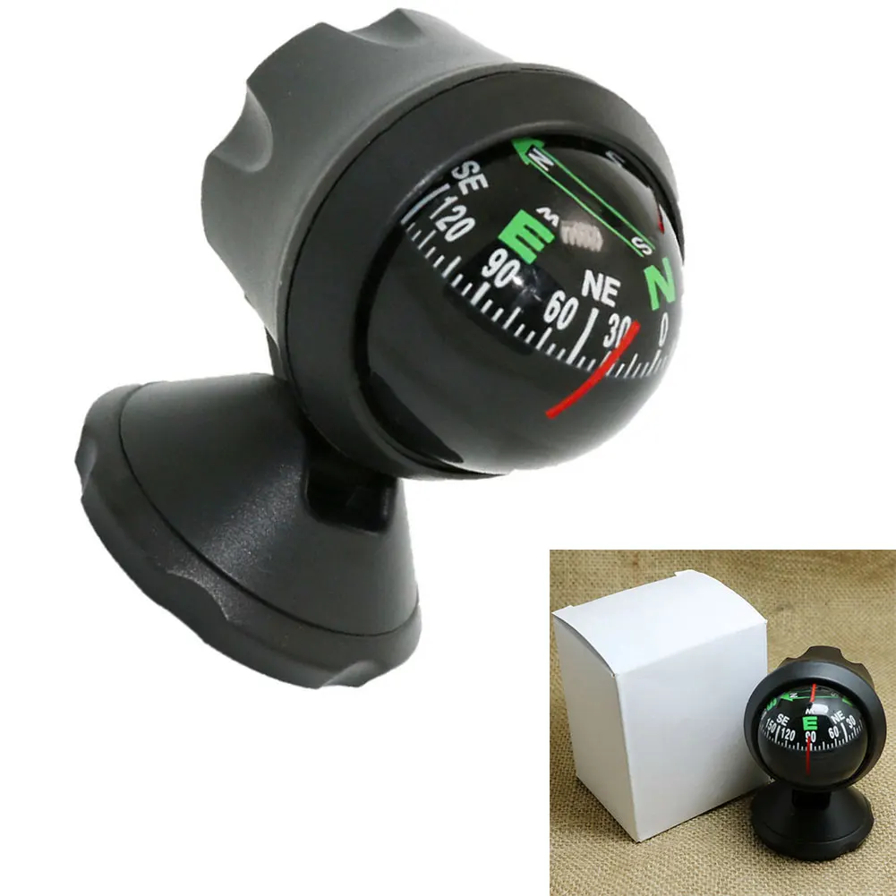 

Navigation Navigation Compass Ball 80mm*56mm*65mm Black Navigation Ball Plastic 1 Piece For Boat Car Truck Motorcycle
