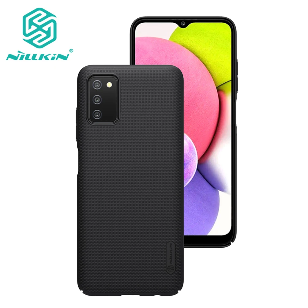 

For Samsung Galaxy A03s Case NILLKIN Super Frosted Shield Anti-fingerprint PC Matte Hard Back Shell For Samsung A037G Cover