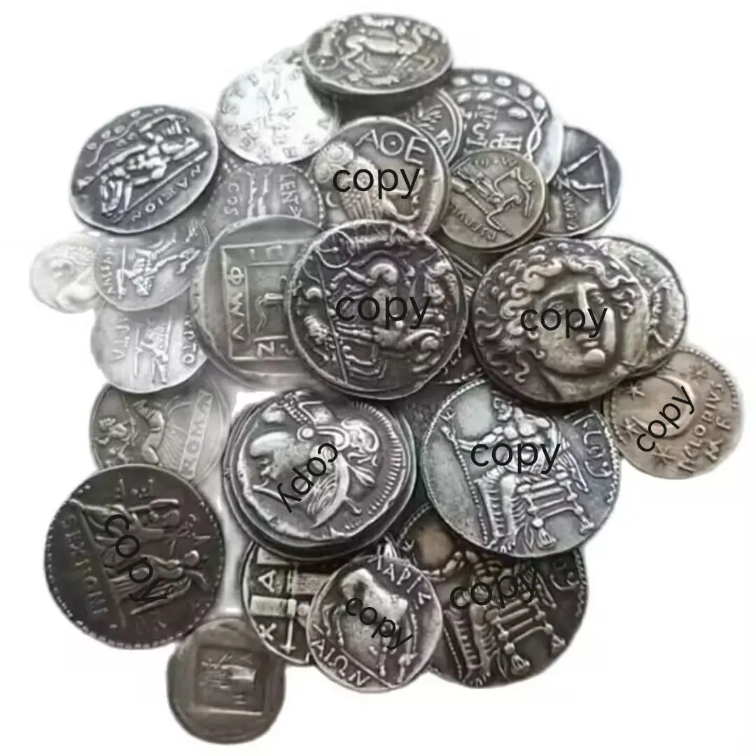 

Старинные римские серебряные монеты, смешанные копировальные монеты 30 шт.