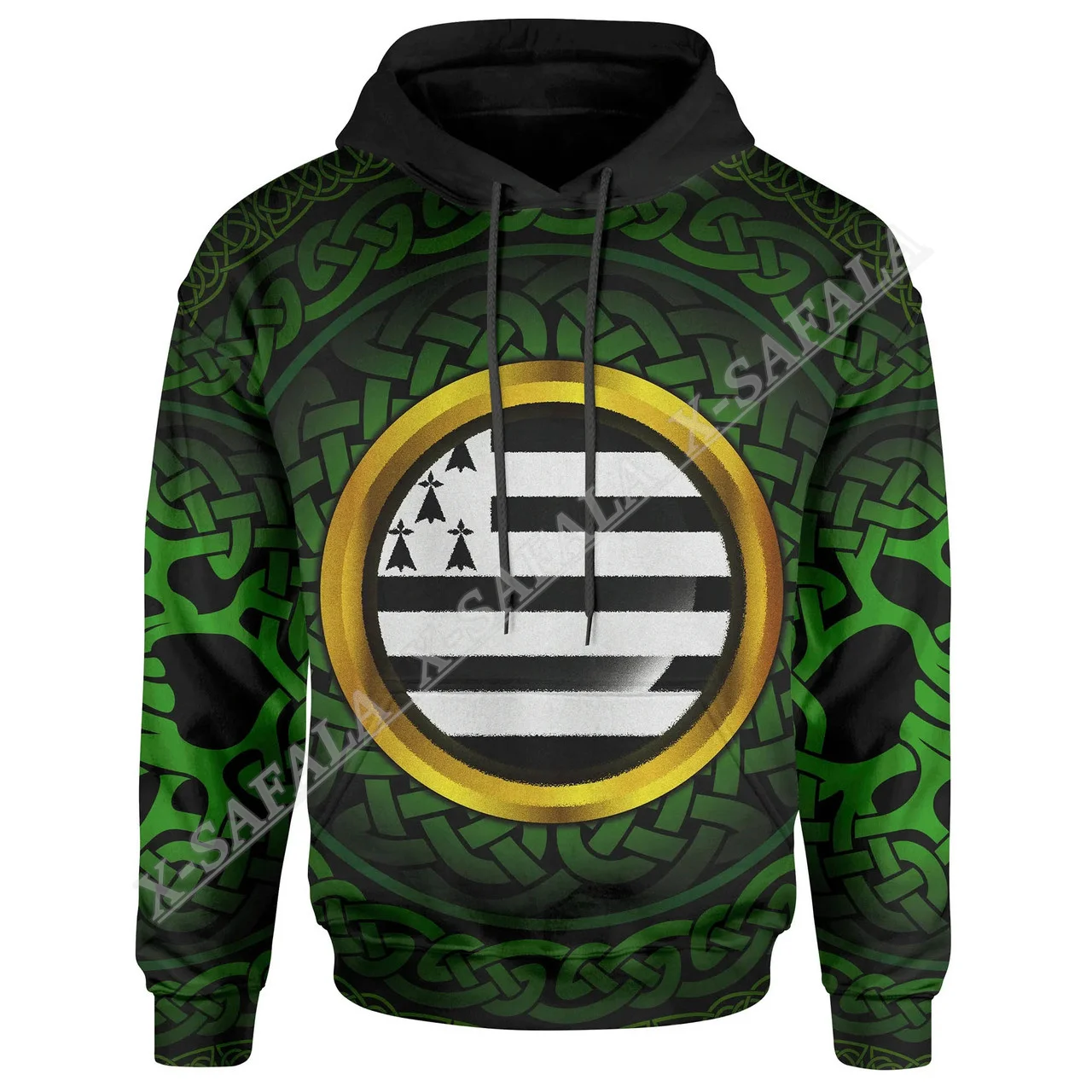 

Bretagne Rugby Celtic Stoat And Ermine Flag 3D Print Zipper Hoodie Men Pullover Sweatshirt Hooded Jersey Tracksuit Outwear Coat