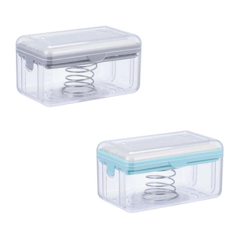 

2022 Soap Storage Box with Lid Drain Soaps Foaming Case Organizer Holder for Home Bathroom Countertop Organization Container