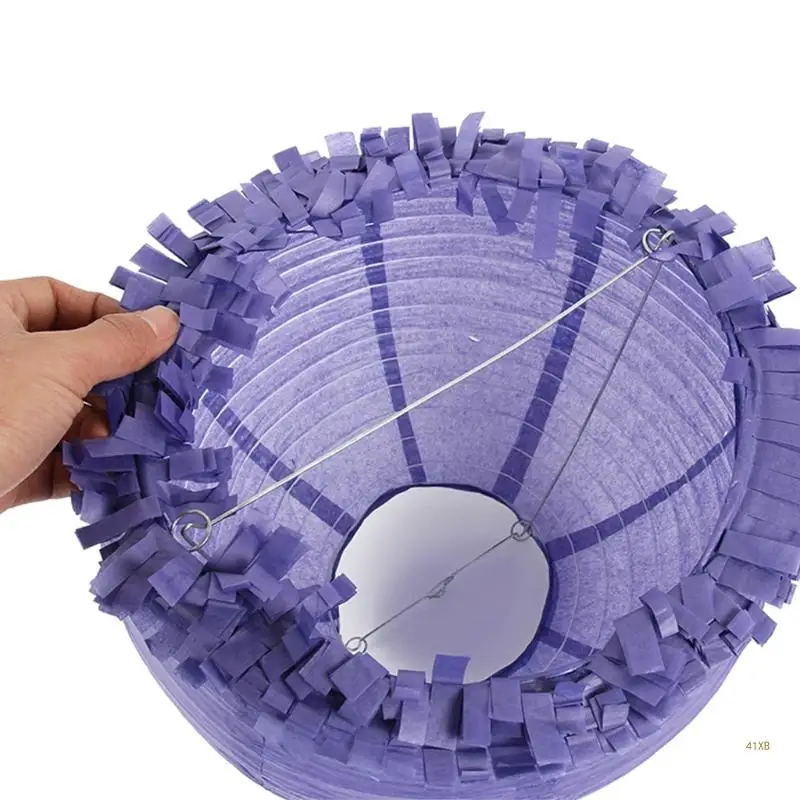 41XB Бумажные фонарики Бумажный материал 4 цвета на выбор для внутреннего и