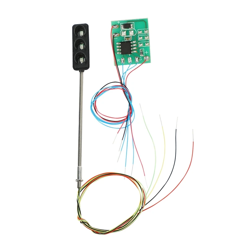 1 комплект светофора масштаб HO OO светодиодная модель архитектурный поезд