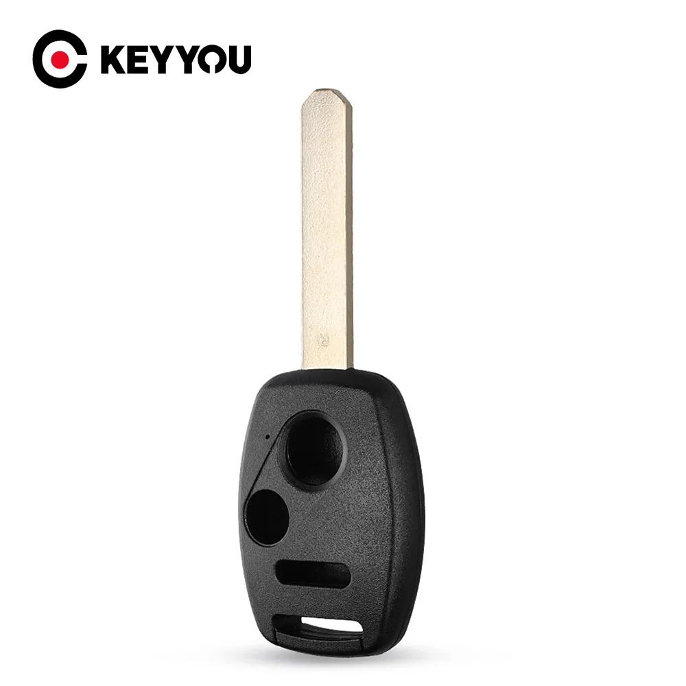 

Запасной пульт дистанционного ключа KEYYOU чехол 2 + 1 3 кнопки для Honda Accord Jazz FRV Черный
