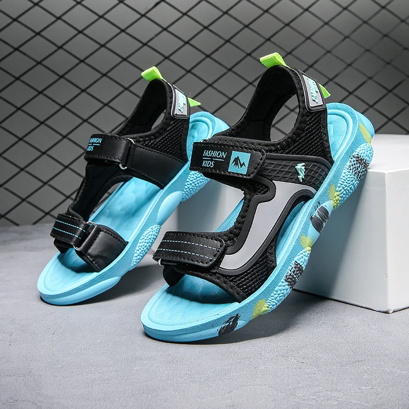 2023 Hot Sale Children Sandals Summer Beach Water Fashion Kids Shoes Lightweight Non-slip Soft Bottom Comfortable Baby Shoes