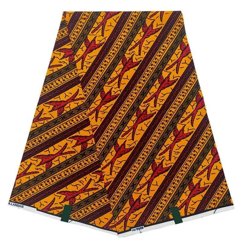 

Latest Popular Design Very Classical African Ankara Real Wax Fabric 100% Cotton Print Soft Nigeria Style Wax Fabric For Dress