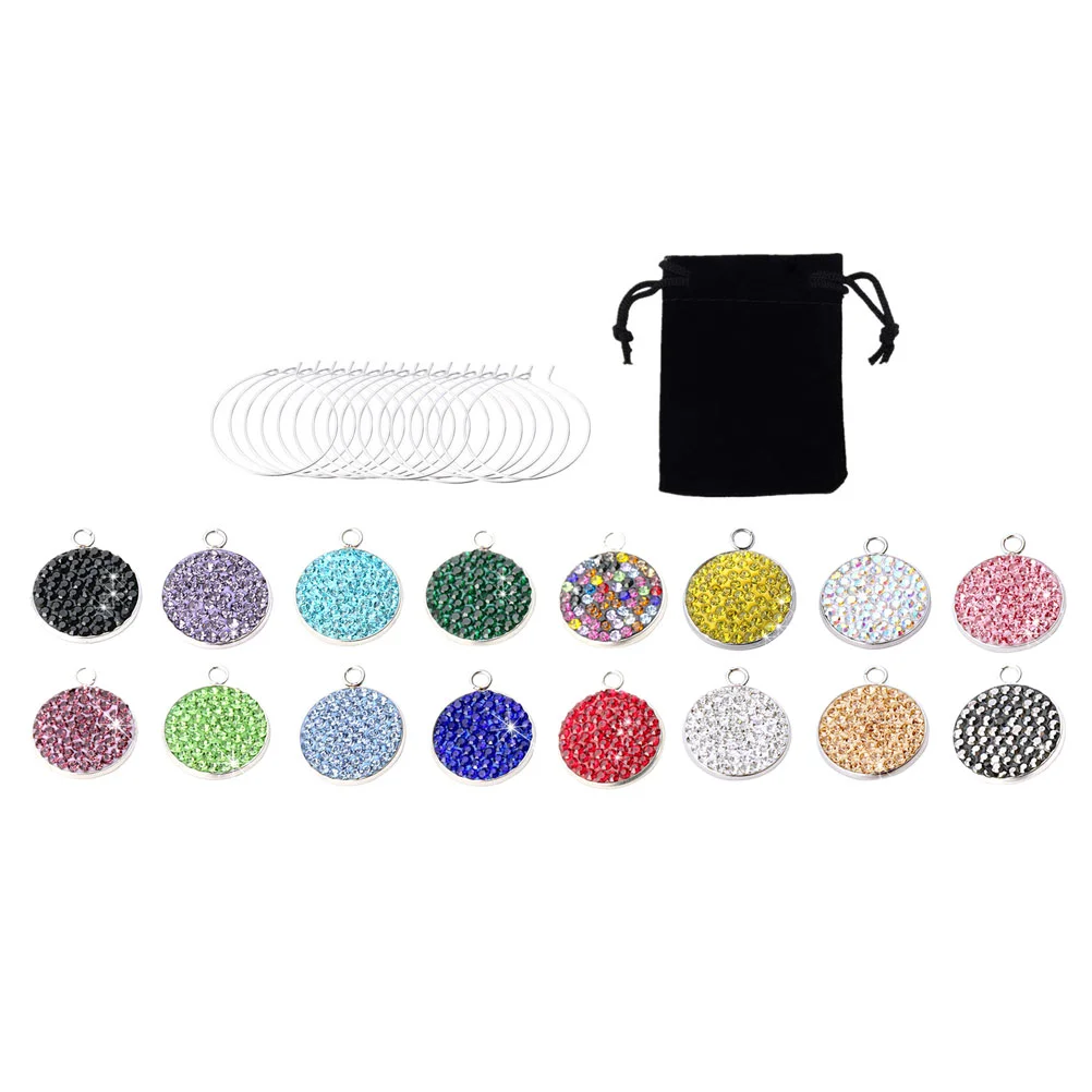 

Glass Markers Drink Charm Glasses Tags Charms Champagneparty Identifier Tag Cocktail Rings Recognizer Holiday Stem Decorations