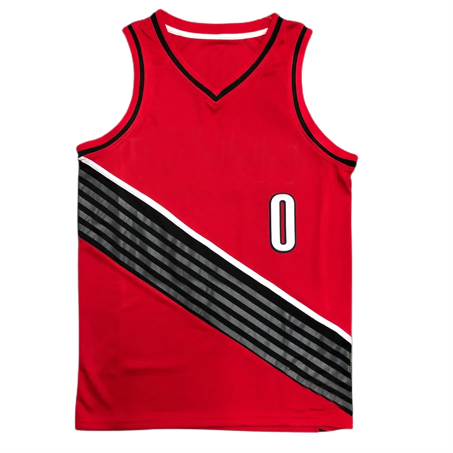 Lillard-Camiseta de baloncesto para hombre, ropa deportiva de talla europea, ropa de entrenamiento, 2XL