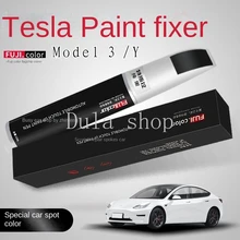 Suitable for Tesla model 3 paint touch-up pen black white model Y / 3 Roadster accessories car paint boss wheel Hub cover repair