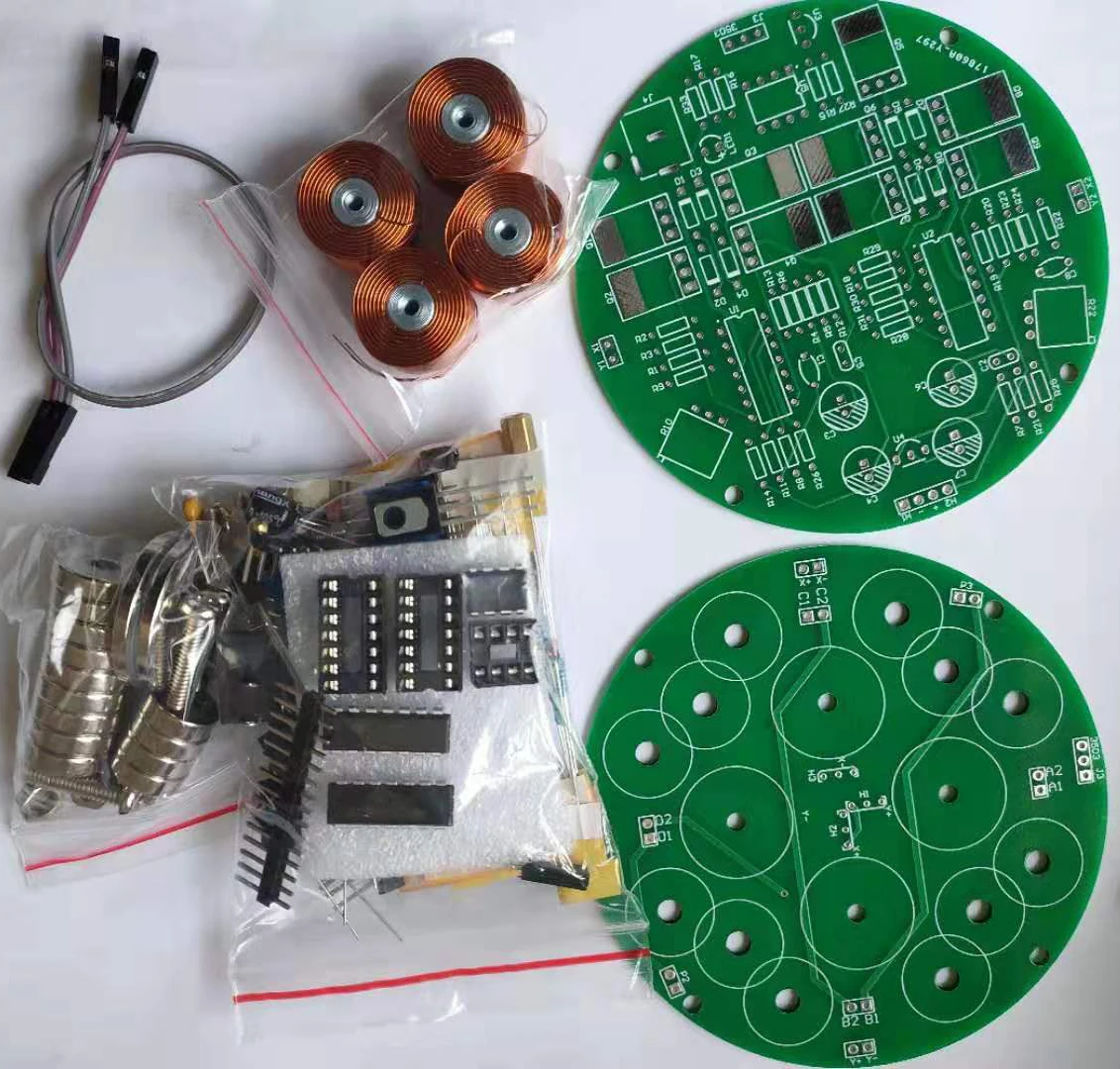 Kit de Levitação Magnética Push-down Faça Você Mesmo Levitação Produção Eletrônica Peças de Aprendizagem Produtos Acabados Diversão