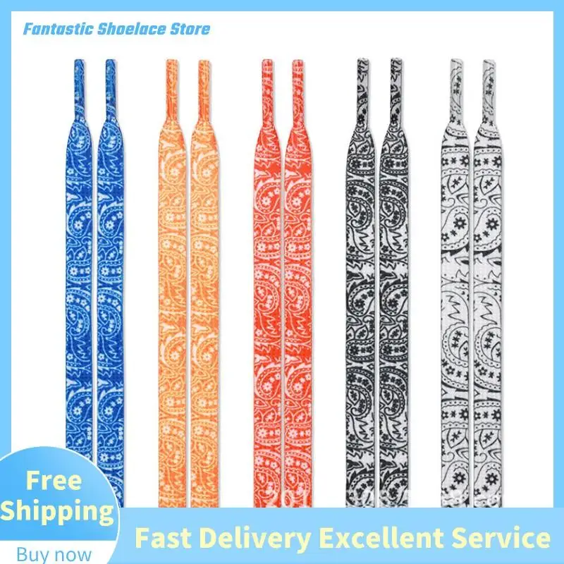 

Cashew Flowers Shoelaces Sports Casual Basketball Shoes Laces Sneakers Creative High Quality Women Men Hand-painted 120/140160cm