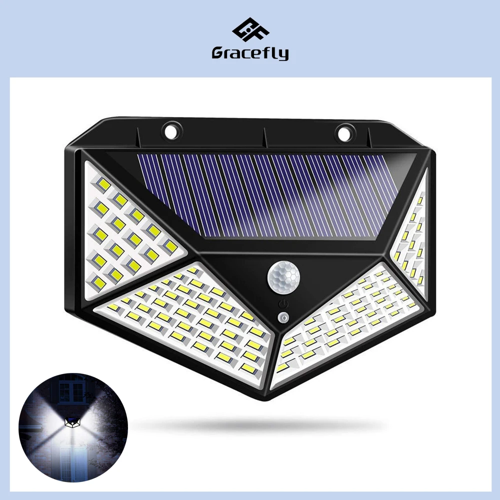 Настенные солнечные фонари на солнечной батарее