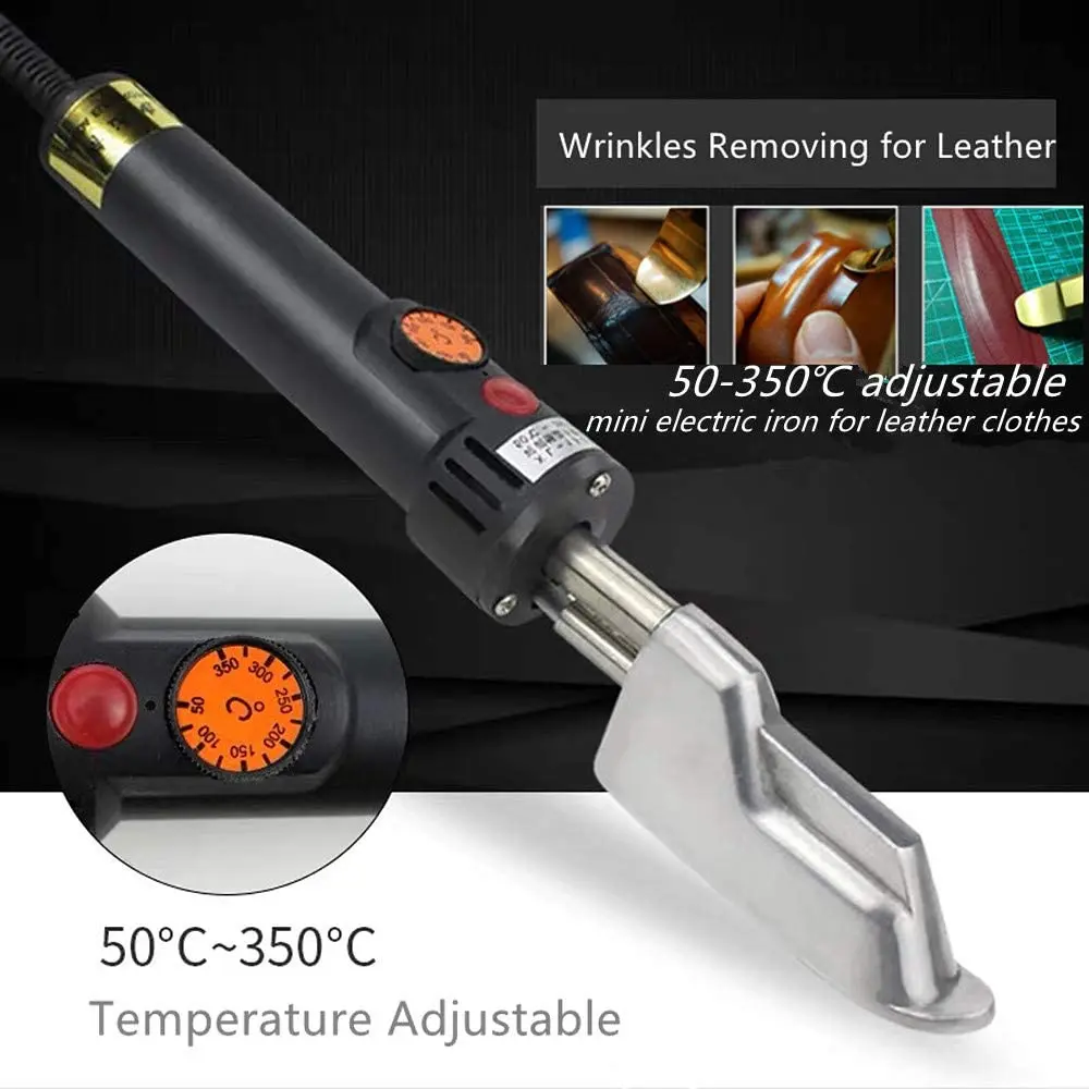 Мини-утюг электрический со светодиодной подсветкой 50-300 градусов |