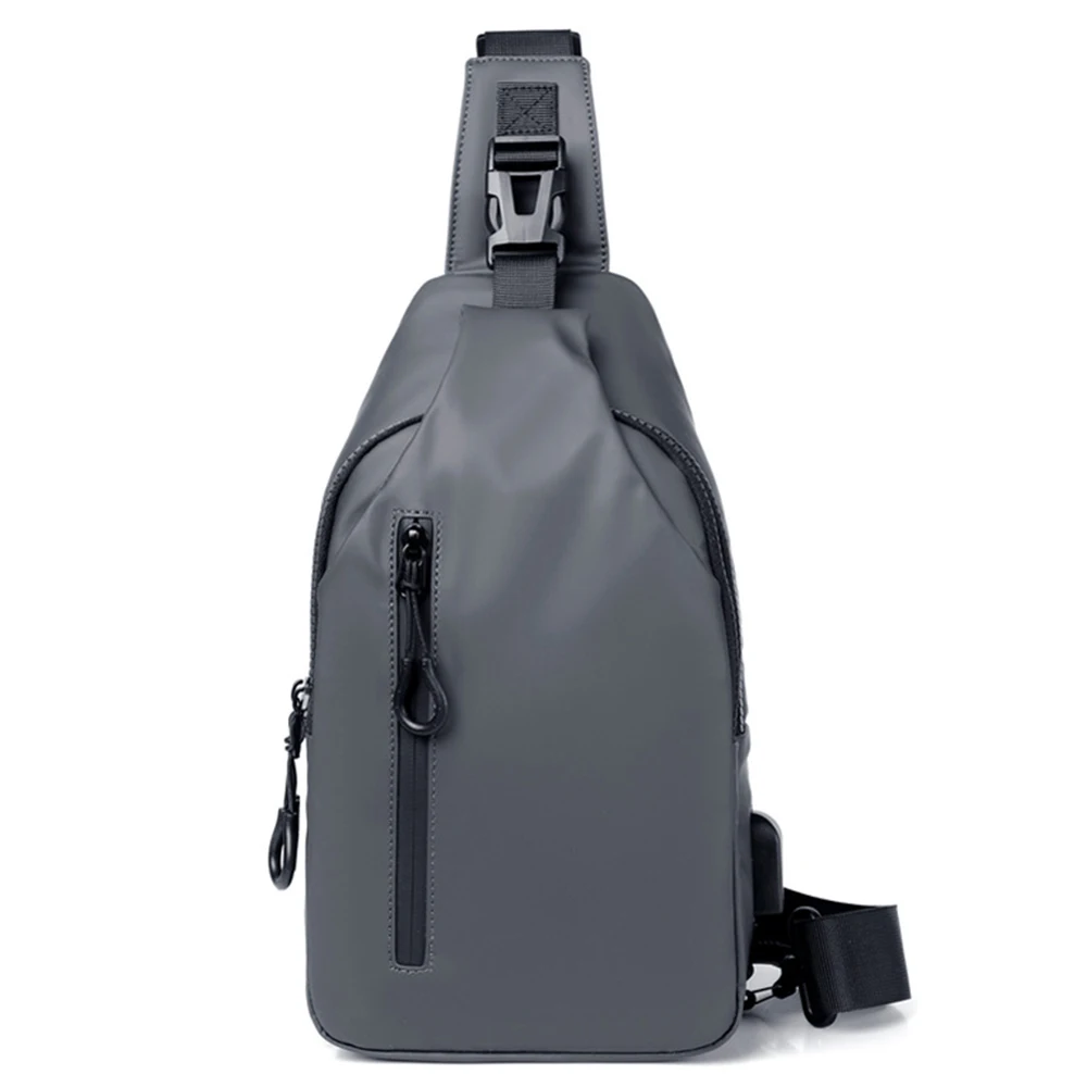 Chest Men Bag New Multifunction Crossbody Male Pack Zipper Fashion Anti-theft Shoulder Messenger Waterproof