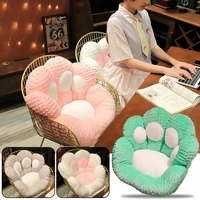 soft cat paw pillow stuffed seat cushion lovely bear paw cushion plush sofa indoor floor tatami home chair decor pillow 2 size