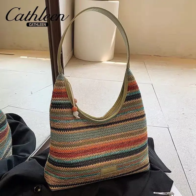 Женская вместительная сумка-тоут универсальная дорожная сумка через плечо