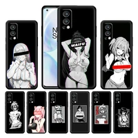 hentai %e2%80%8bsexy ahegao girl for oneplus nord 2 ce 5g 9 9pro 8t 7 7ro 6 6t 5t pro plus silicone soft tpu black phone case cover capa