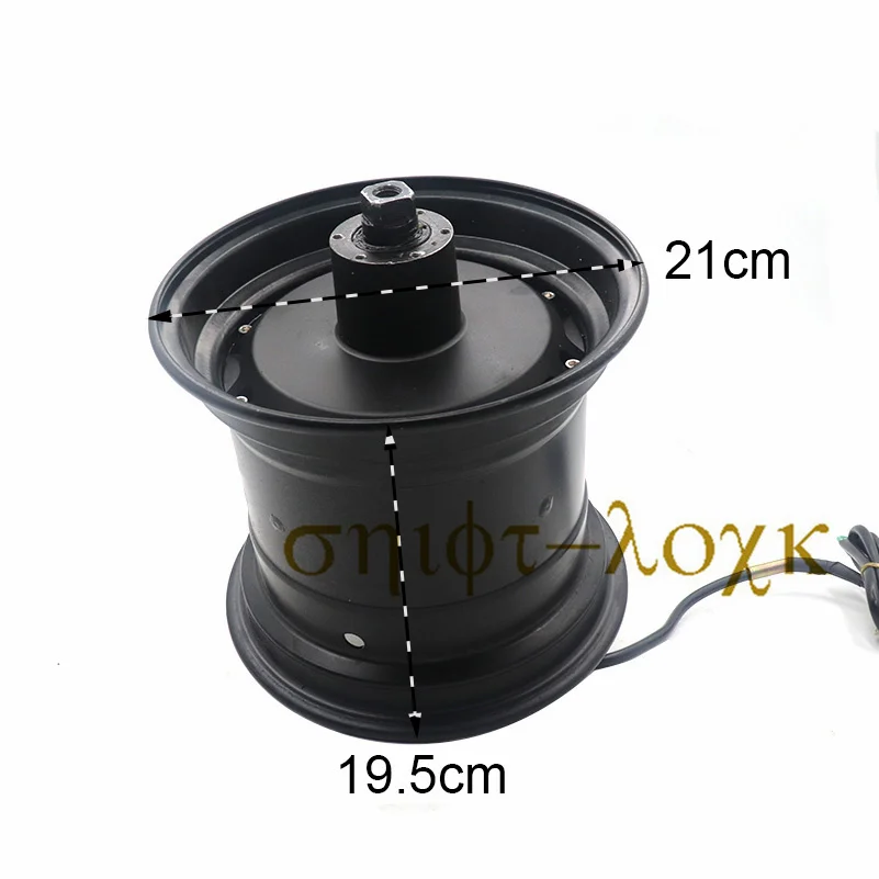 225/55-8 / 18x9.50-8 Бескамерная шина 60V 1000W 1500W 2000W Оригинальное моторное колесо для модификации городского электро-скутера Citycoco.