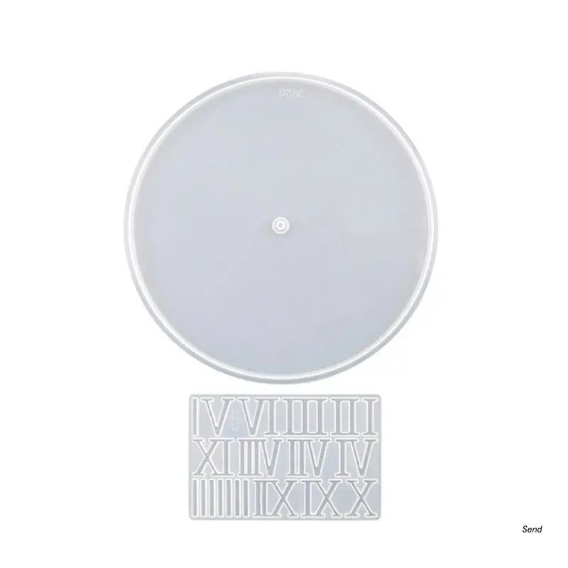 

Круглая форма для будильника из эпоксидной смолы, форма для таймера-силиконовая форма для литья