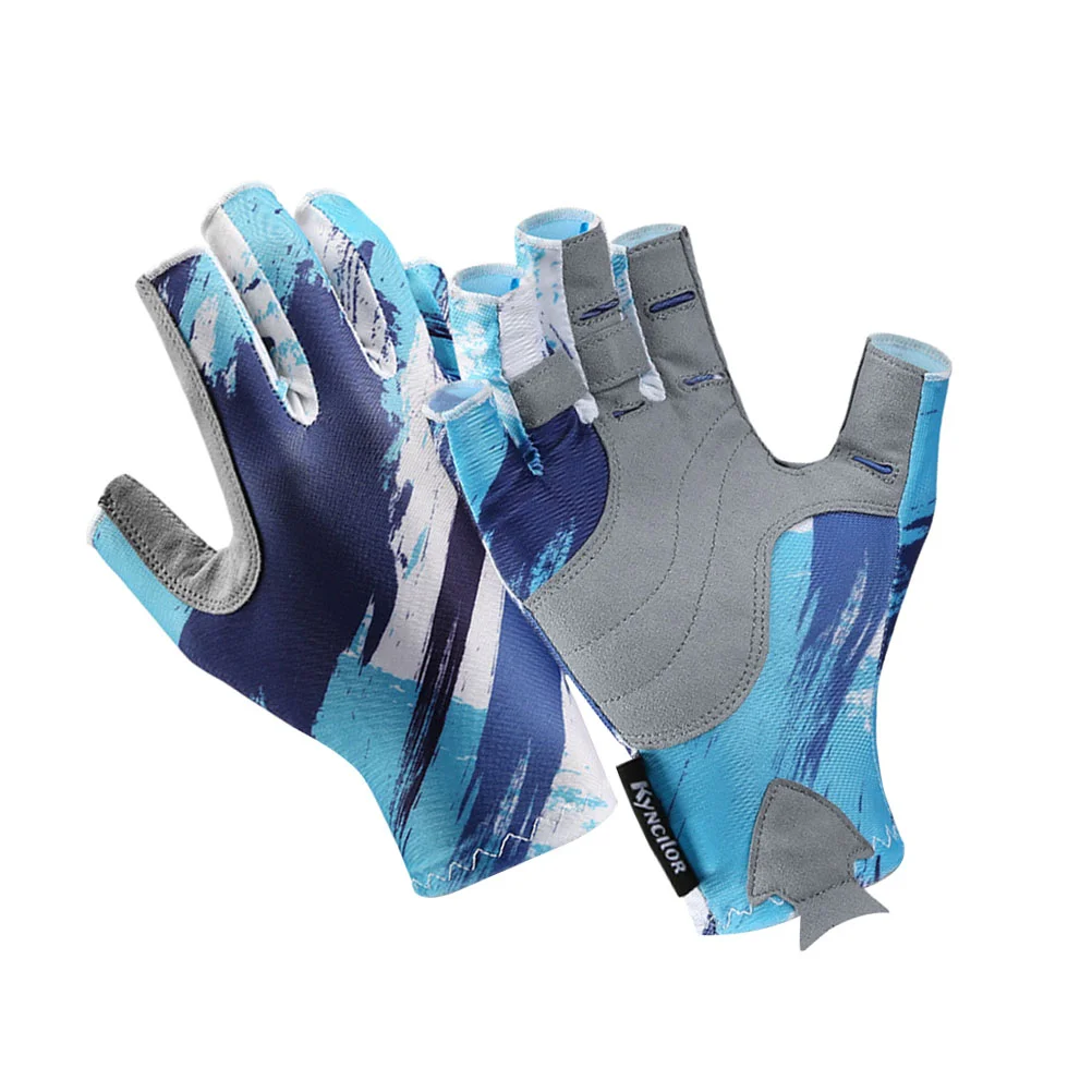 

Protector Riding Mitts Sun Protection Sports Gloves Anti-Slip Climbing Velvet UV Man Sailing