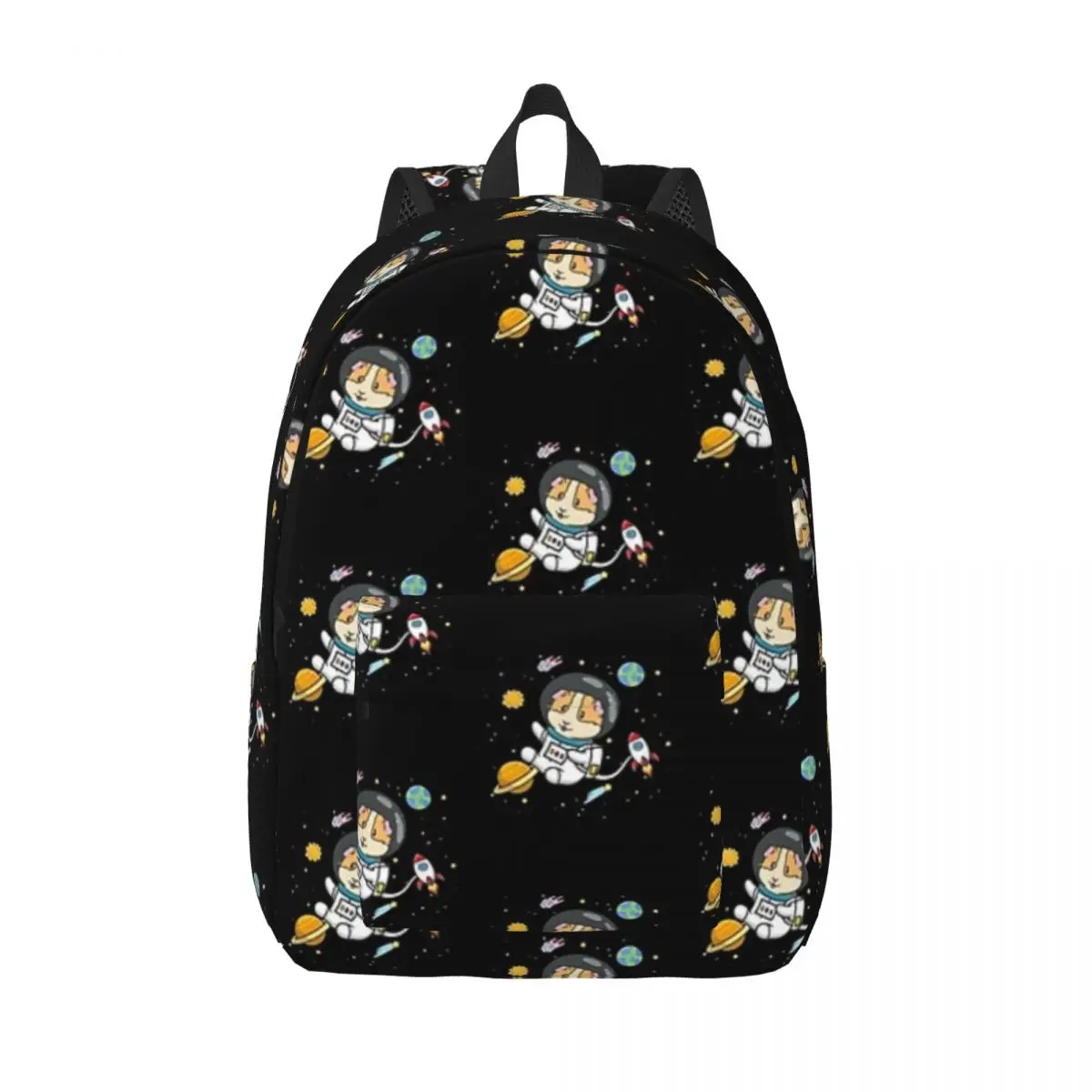 

Guinea Pig Woman Small Backpacks Boys Girls Bookbag Casual Shoulder Bag Portability Travel Rucksack Students School Bags