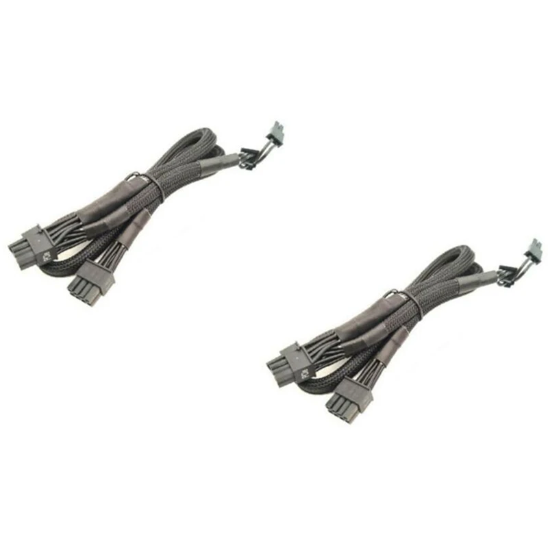 

Модульный кабель питания PCI-E 8Pin-Dual 8Pin(6 + 2Pin) для Corsair RM1000X RM550X 650X 750X 850X, 2 упаковки