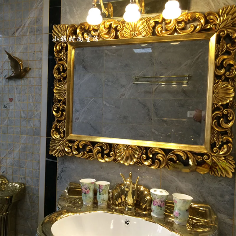 

Искусственное зеркало для гостиной в скандинавском стиле, декоративное зеркало для макияжа, украшение для дома