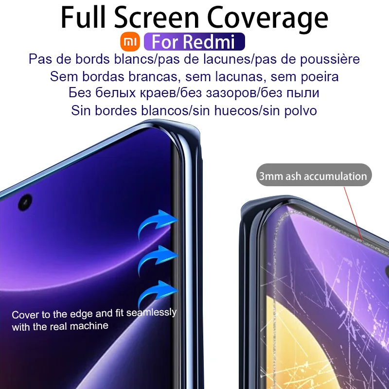 Фото Гидрогелевая пленка HD для Xiaomi POCO X8 X7 F7 F6 X5 X6 X3 Pro NFC, защитная пленка для экрана poco x8 pro max M6 M4 F5 F3 GT 5G, не стекло, 5 шт. №3