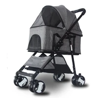 detachable pet stroller foldable light dog stroller for teddy corgi chihuahua cat cart dog strollers for small dogs dog carrier