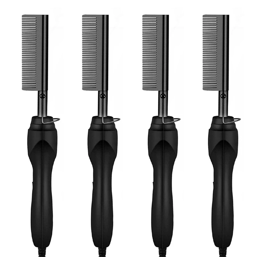 

New Hair Straightener Hot Comb Anti-Scalding Ceramic Curler Multi-Speed Electric Straightening Comb Curling Iron Hairbrush