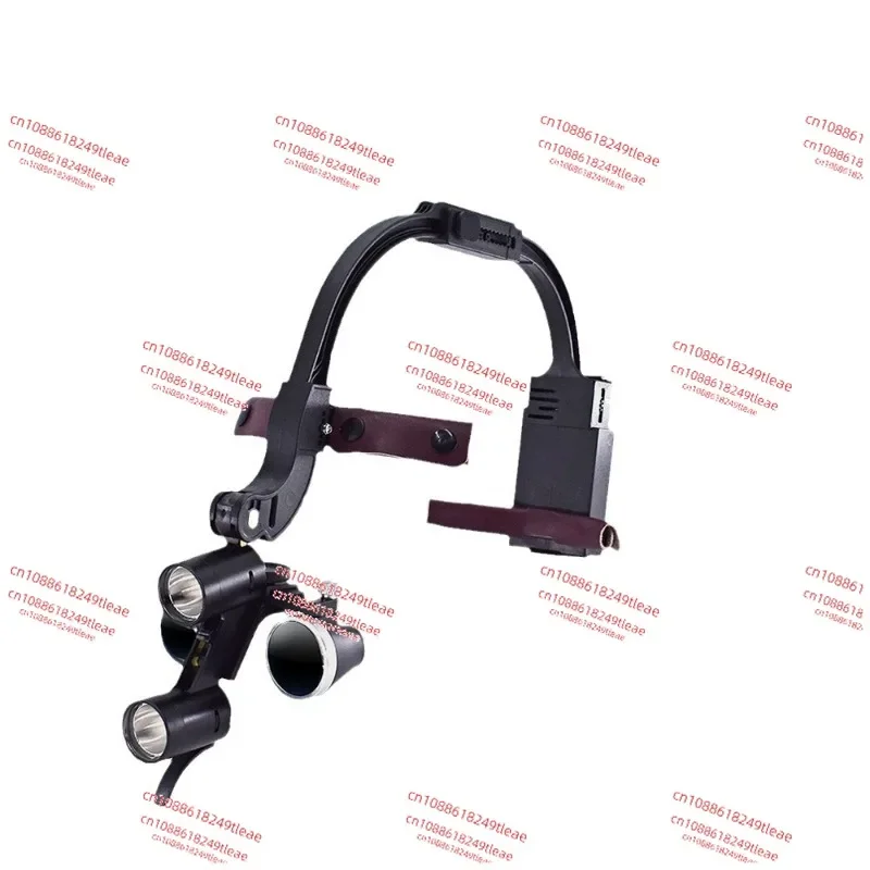 Увеличительное стекло с налобным фонарем