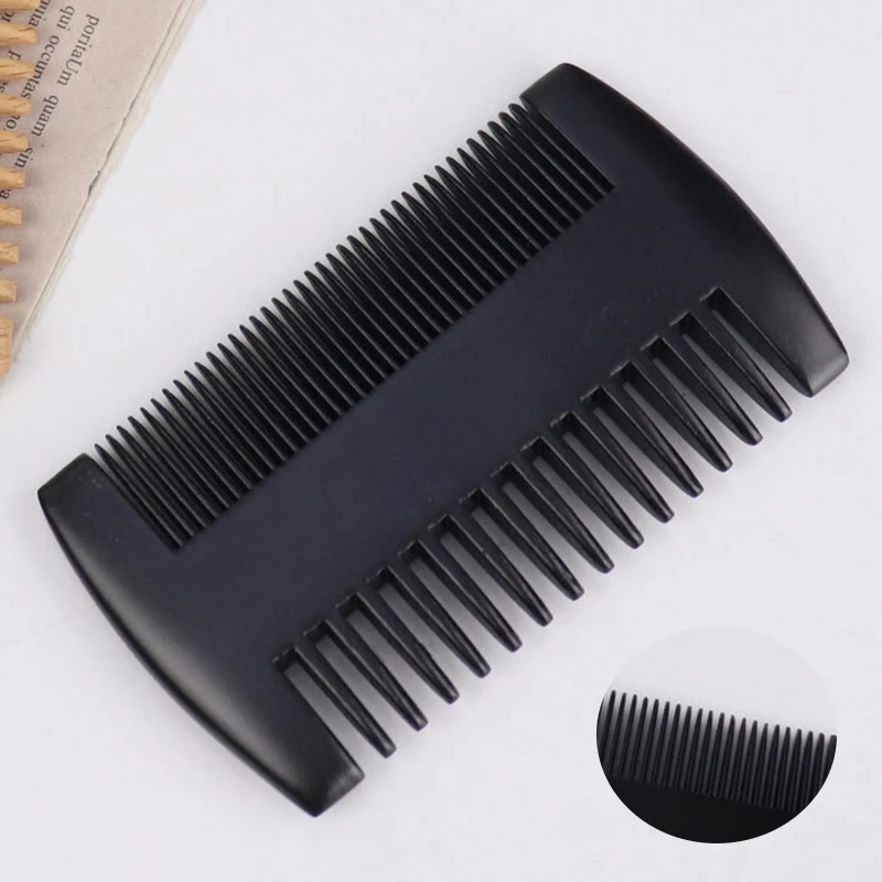 

Pocket Sized Wooden Mustache Comb For Men Beard Care Anti-Static Fine Teeth Combs