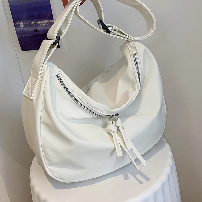 

Canvas Women's Bag Cheap Casual Large Capacity Shoulder Bags Fashion Zipper Handbags Shopper Student School Bag Shopping Bags