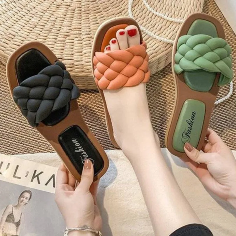 

Slippers Women Fashion Open Toe Sandals Walking Shoes Woman Casual Female Slippers Breathable Outdoor Large Size Sandalias Mujer