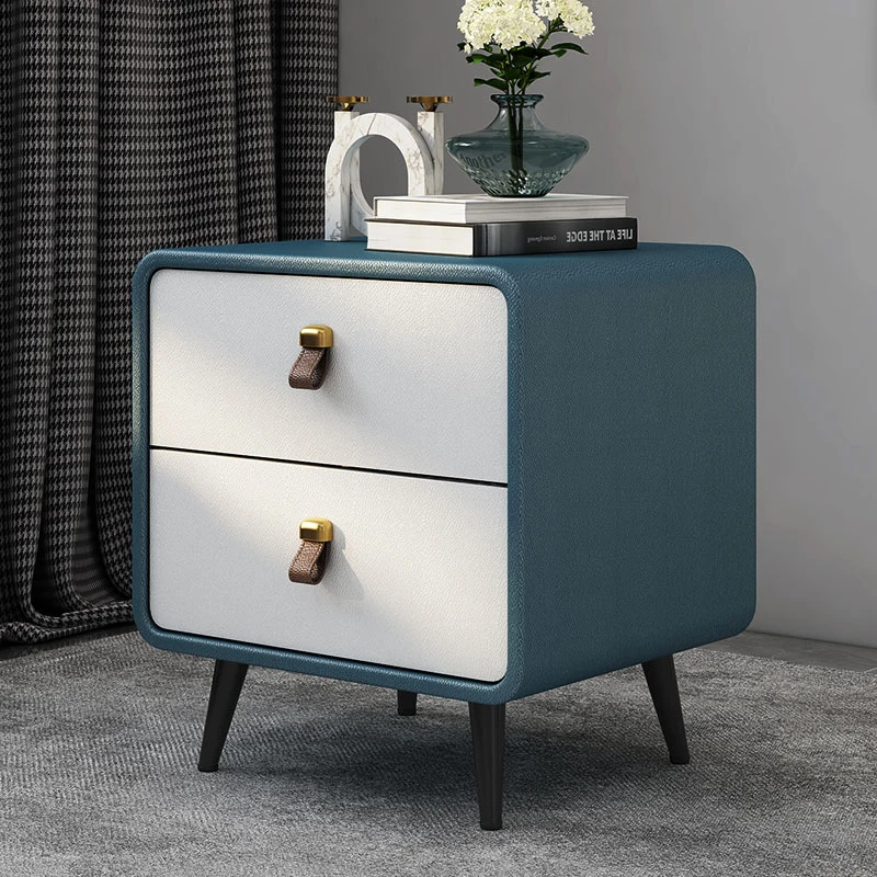 

Modern Wood Nightstand Drawers Small Storage Aesthetic Minimalist Nightstand Free Shipping Design Table De Chevet Furniture