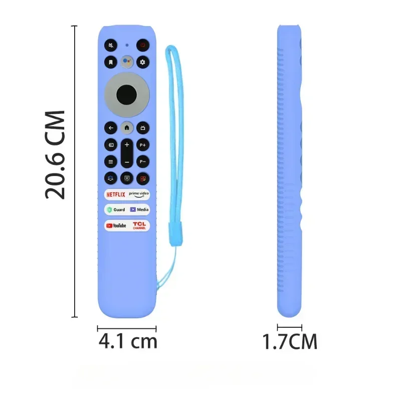 Силиконовый чехол для пульта дистанционного управления TCL RC902V FMR1 Voice Remote