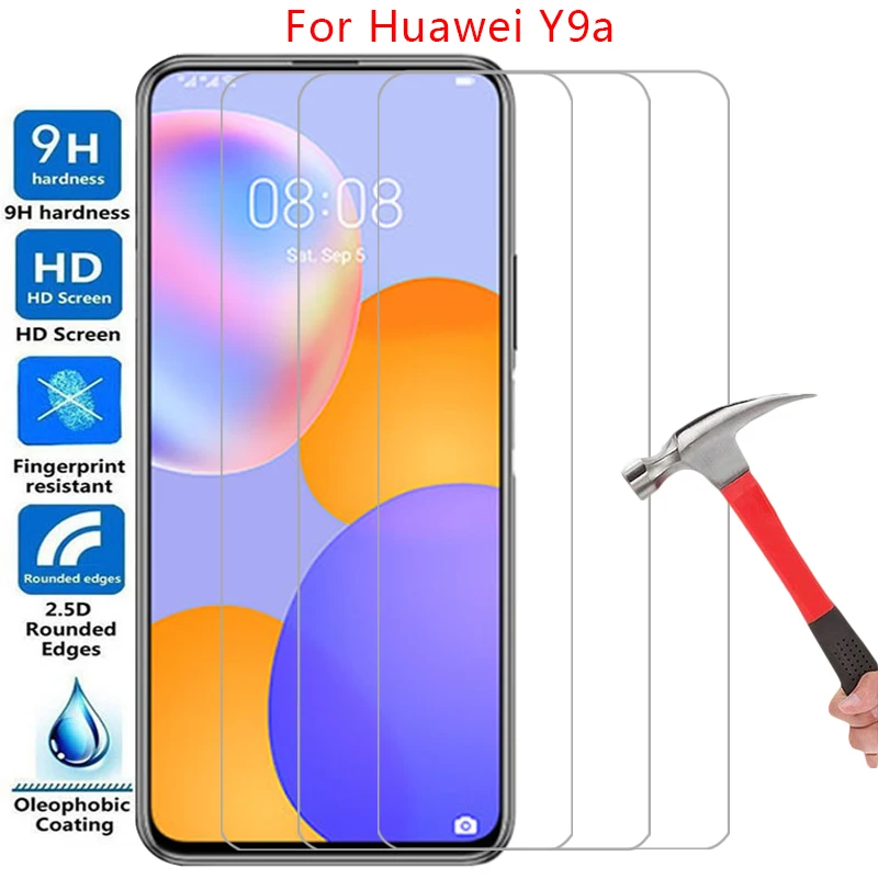 Чехол для телефона huawei y9a из закаленного стекла huaweiy9a y 9a 9 y9 a ya9 9ya a9y 2020 2019 задняя