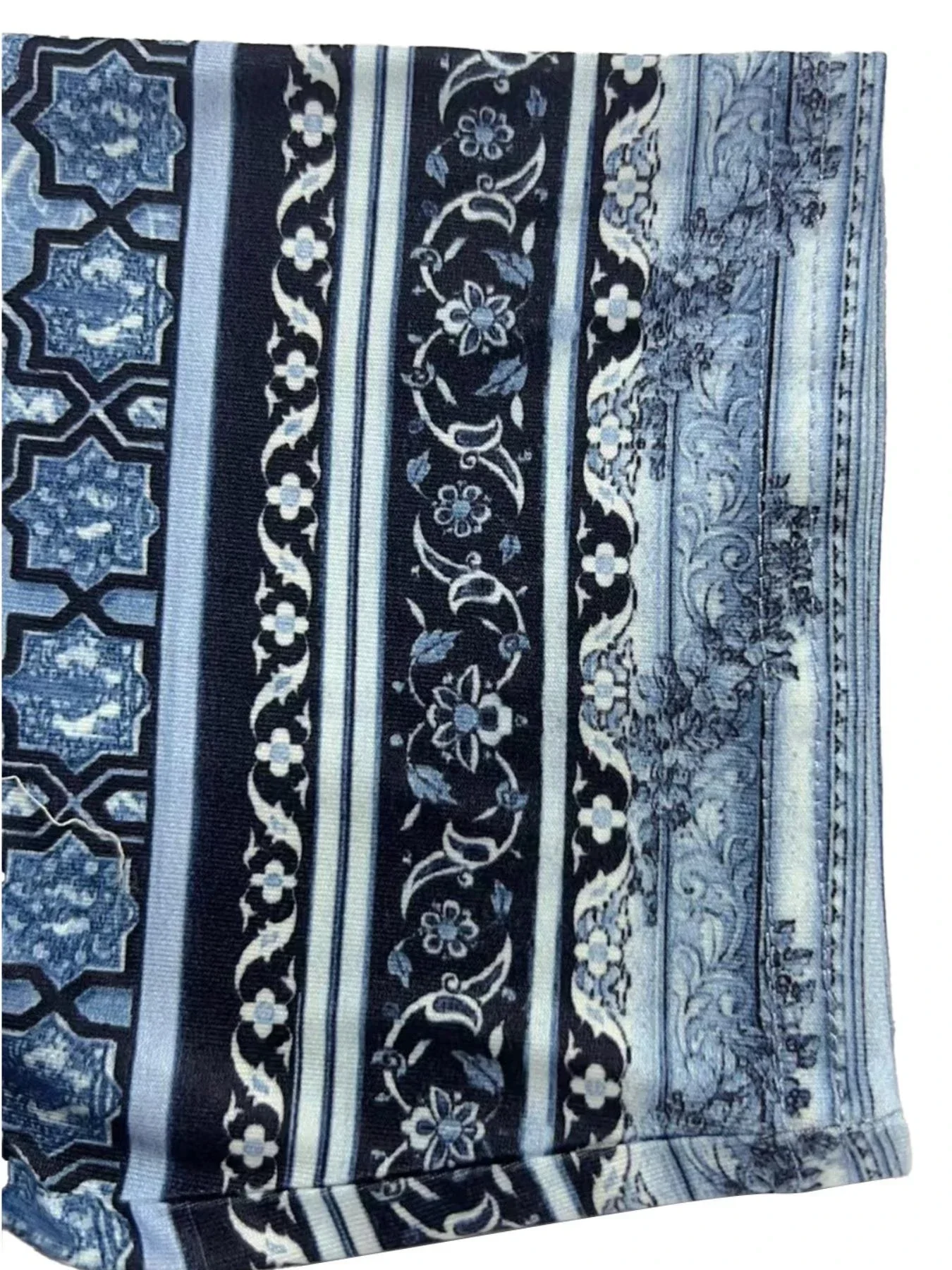 Женский повседневный кардиган в этническом стиле с принтом и открытой строчкой