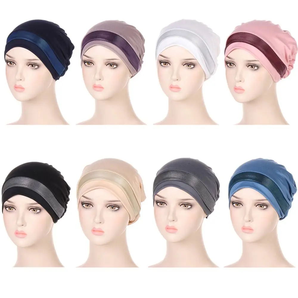 

Шапка женская эластичная, внутренняя шапка под хиджаб Кепка, шапка-тюрбан, мусульманская шапка