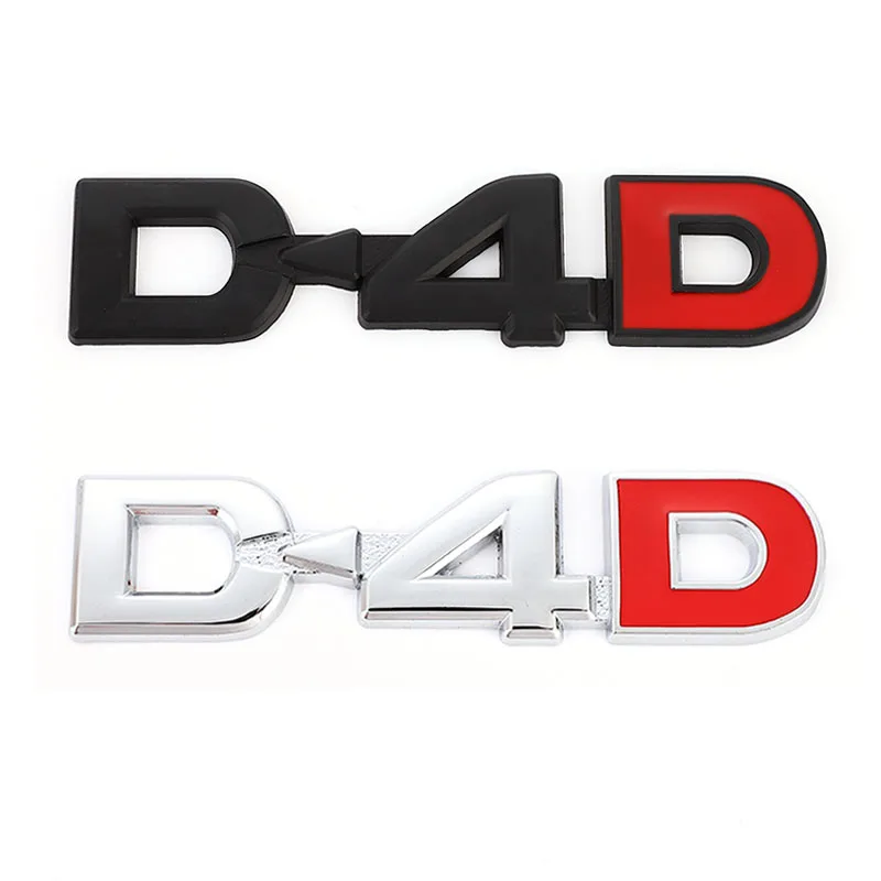 

D4D D-4D Logo Car Sticker Emblem Badge Decal for Toyota COROLLA RAV4 Camry CROWN PRIUS REIZ VIOS HIGHLANDER Prado Corolla Tundra