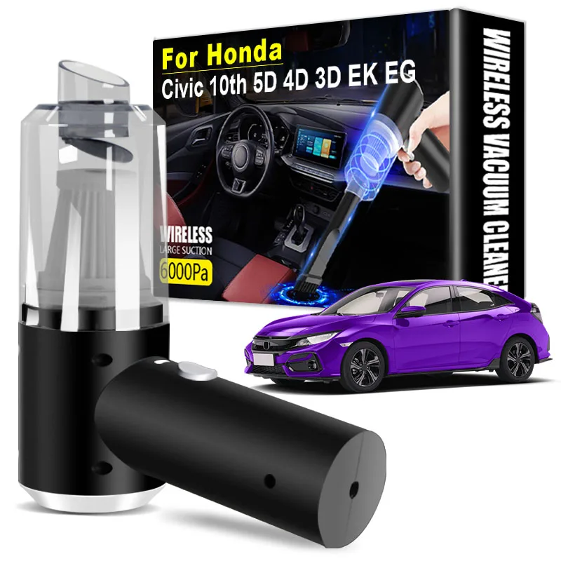 

Handheld Car Cordless Vacuum Cleaner for Car Cleaning Automotive Products Home Appliance for Honda Civic 10th 5D 4D 3D EK EG